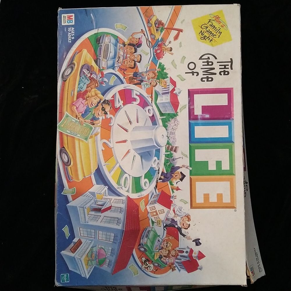 3 For $12 Sale! Vintage The Game of Life. Missing parts.